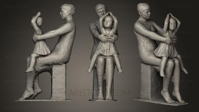 Figurines of people (STKH_0050) 3D model for CNC machine